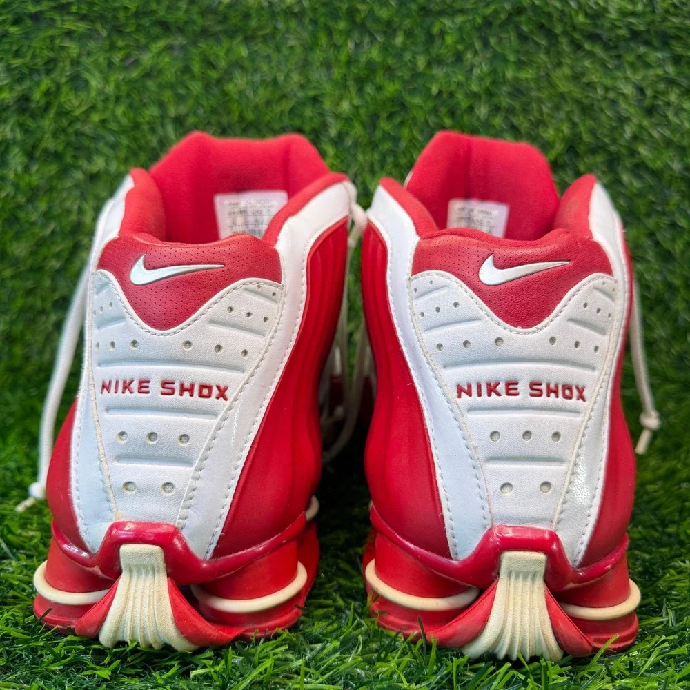 Nike Shox Elevate White Varsity Red Basketball Shoes Mens 15 Flight Vintage 2005